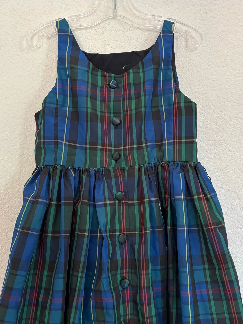 Ralph Lauren Girls Classic Plaid Dress